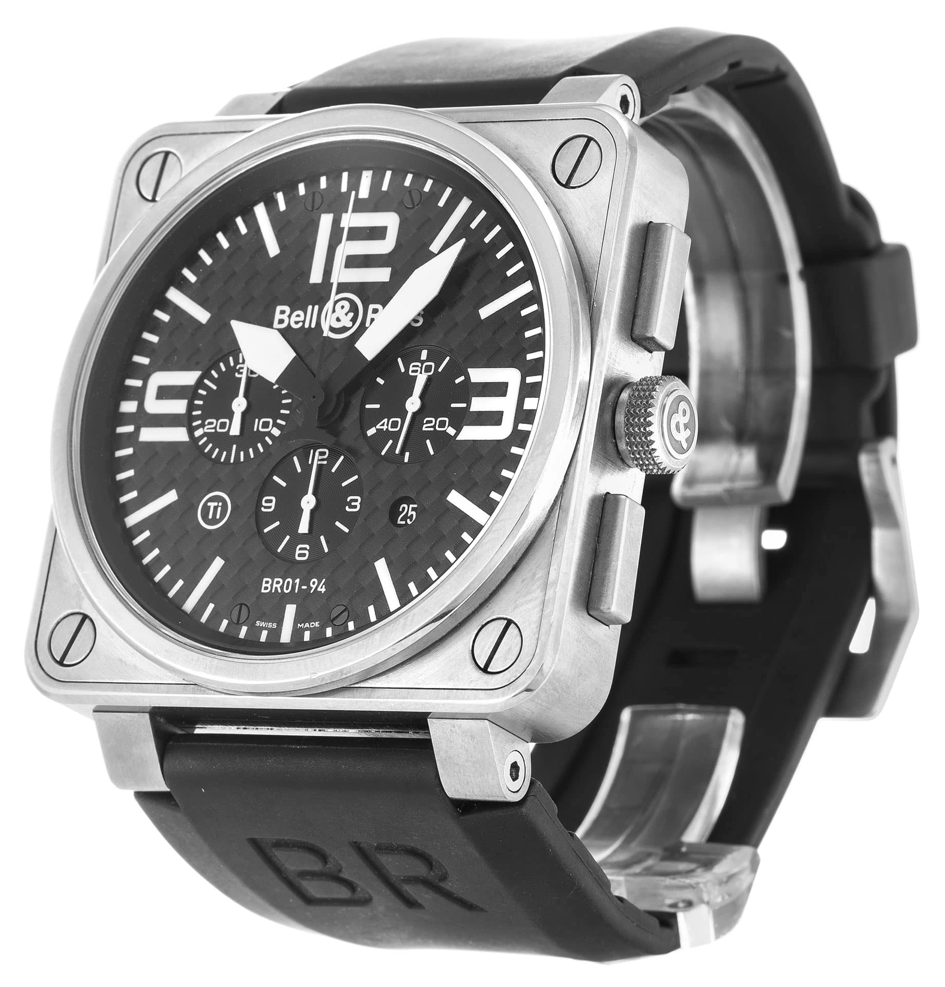 Bright Bell and Ross BR01-94 Chronograph Titanium 823
