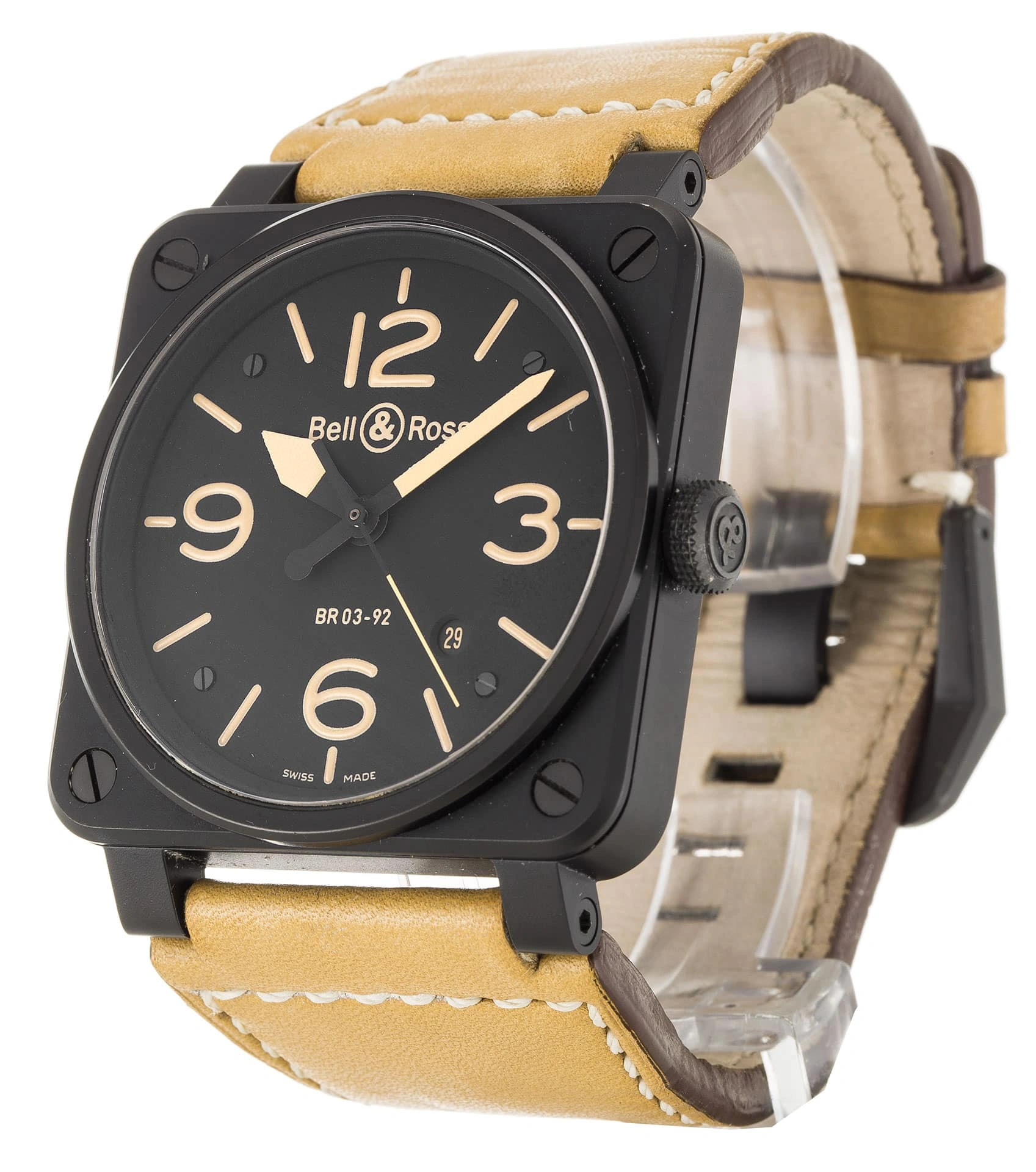 Popular Bell and Ross BR03-92 BR03-92-S 826