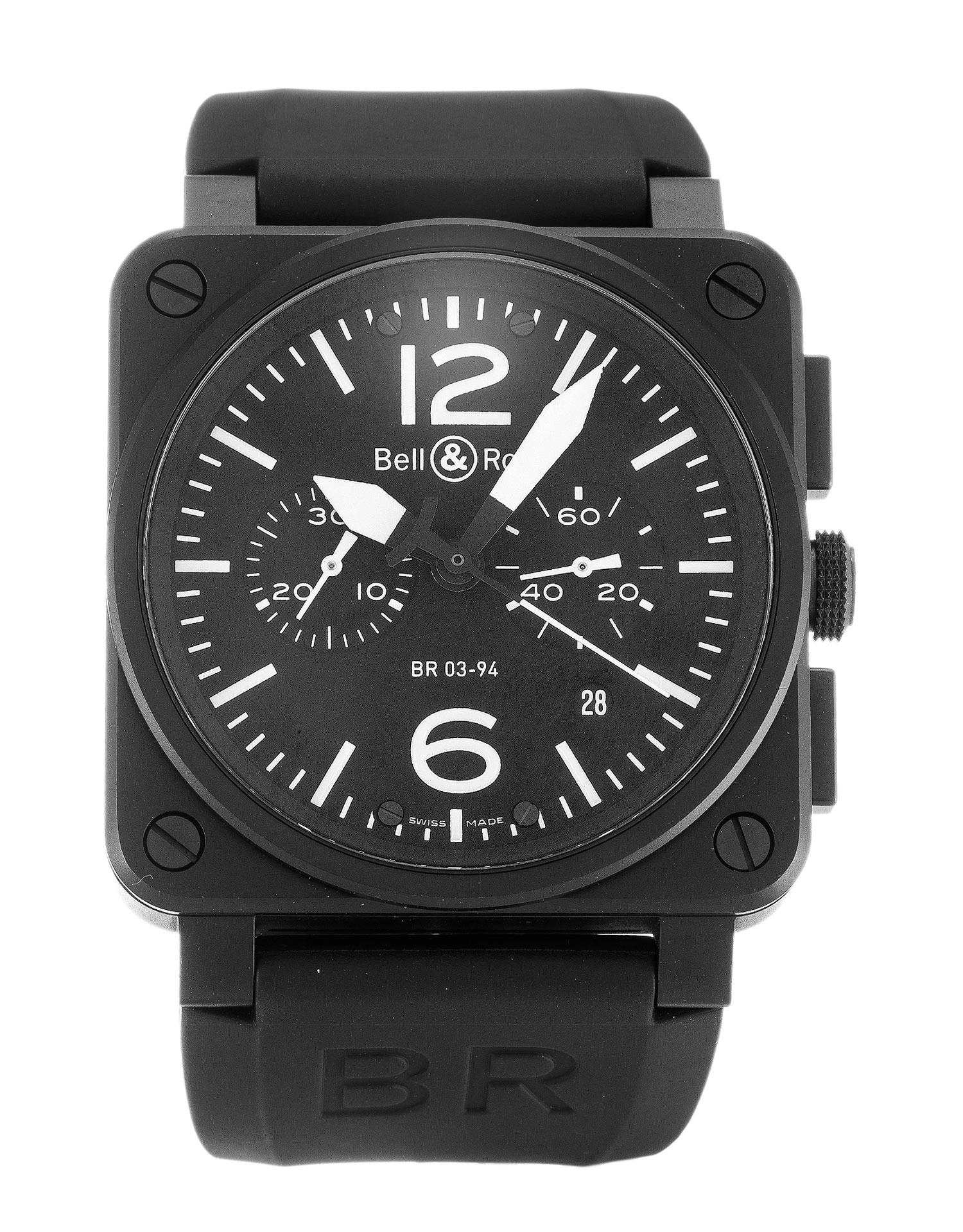 Timeless Bell and Ross BR03-94 Chronograph Carbon 827