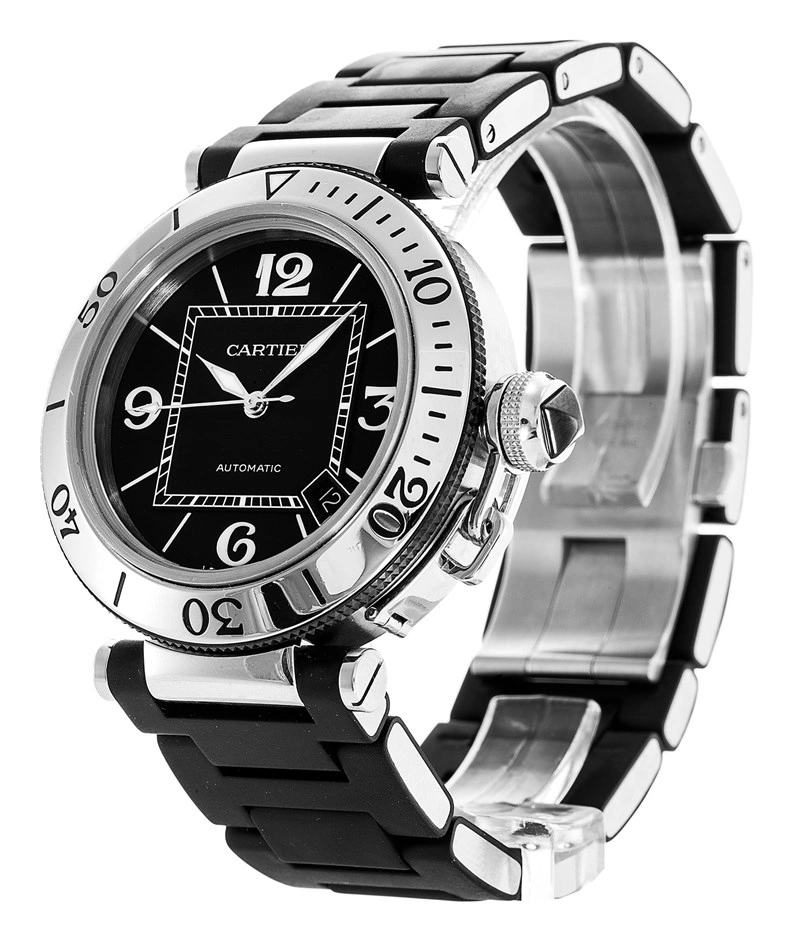 Efficient Black Cartier Pasha W31077U 861