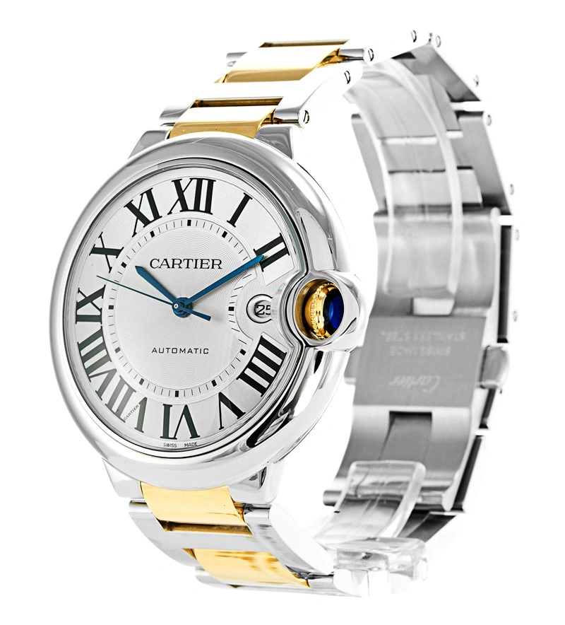 Minimalist Cartier Ballon Bleu Two Tone W69009Z 833