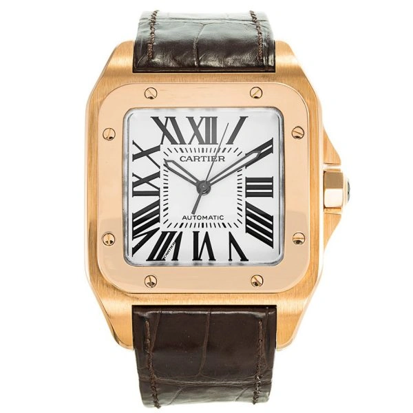 TimelessDesign Cartier Santos Gold 100 Steel W20095Y 871