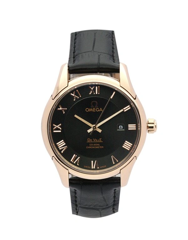 DailyWear Omega De Ville Hour Vision black leather 613