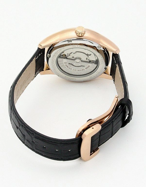 DailyWear Omega De Ville Hour Vision black leather 613