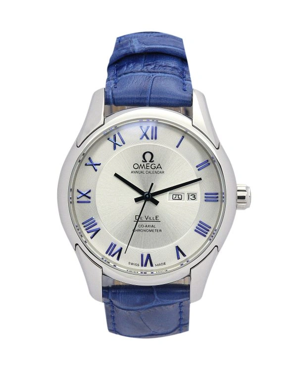 EasyCare Omega De Ville Hour Vision blue leather 611