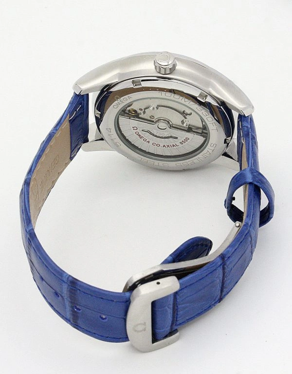 EasyCare Omega De Ville Hour Vision blue leather 611