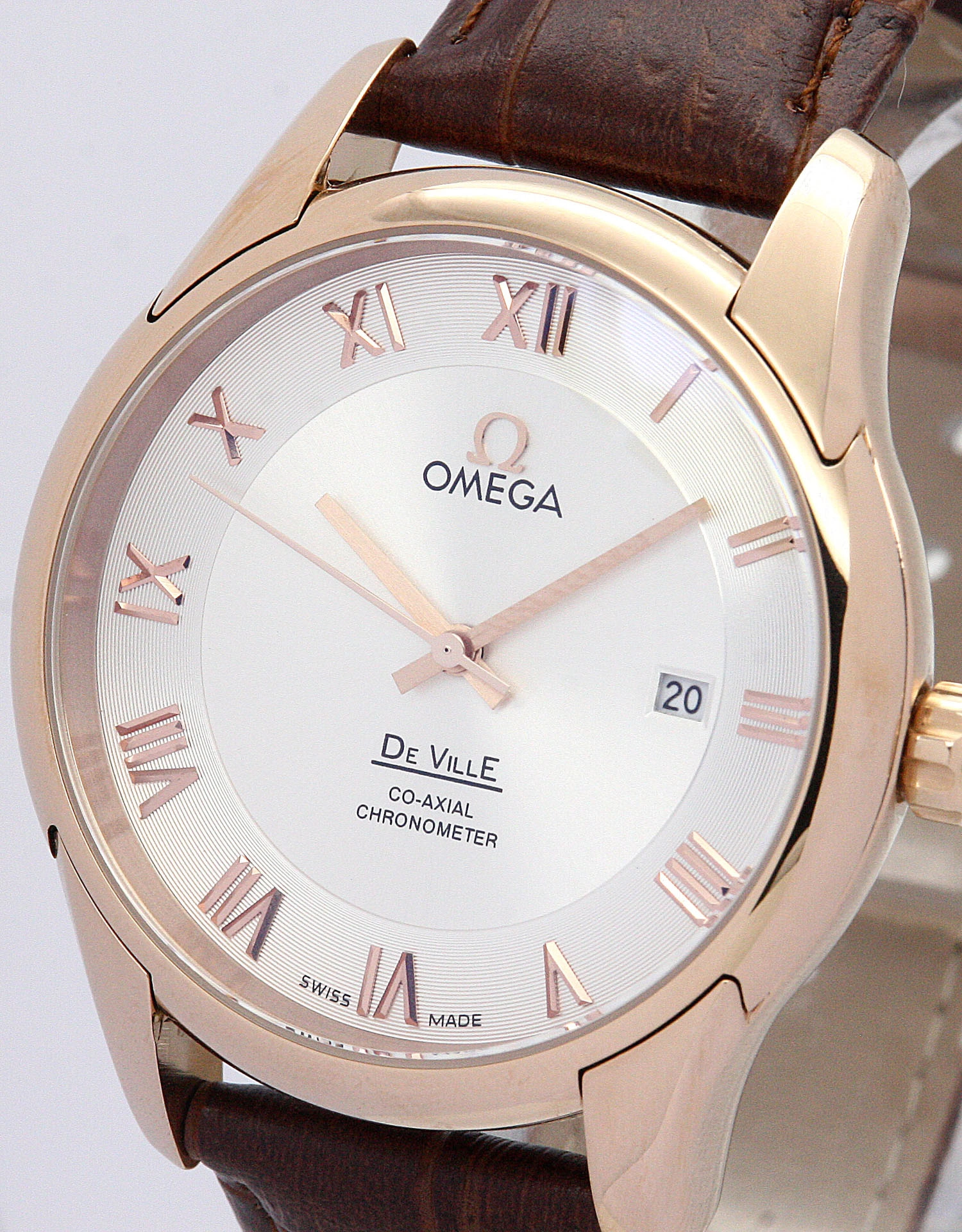 Omega De Ville Hour Vision rose gold case Bright 612