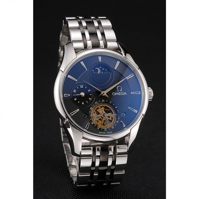 Omega De Ville Moonphase Tourbillon Black ZipUp 626