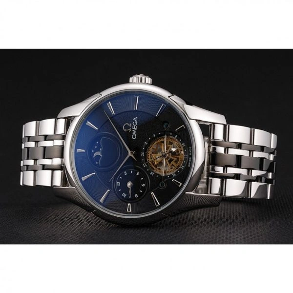 Omega De Ville Moonphase Tourbillon Black ZipUp 626