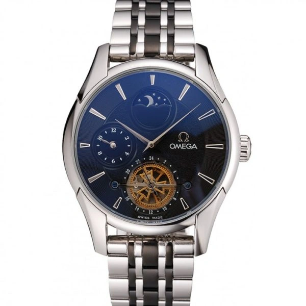 Omega De Ville Moonphase Tourbillon Black ZipUp 626