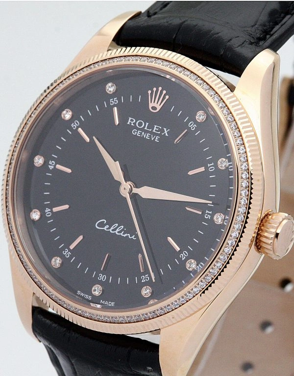 Fashionable Rolex Cellini 4233 8 gold dial 25