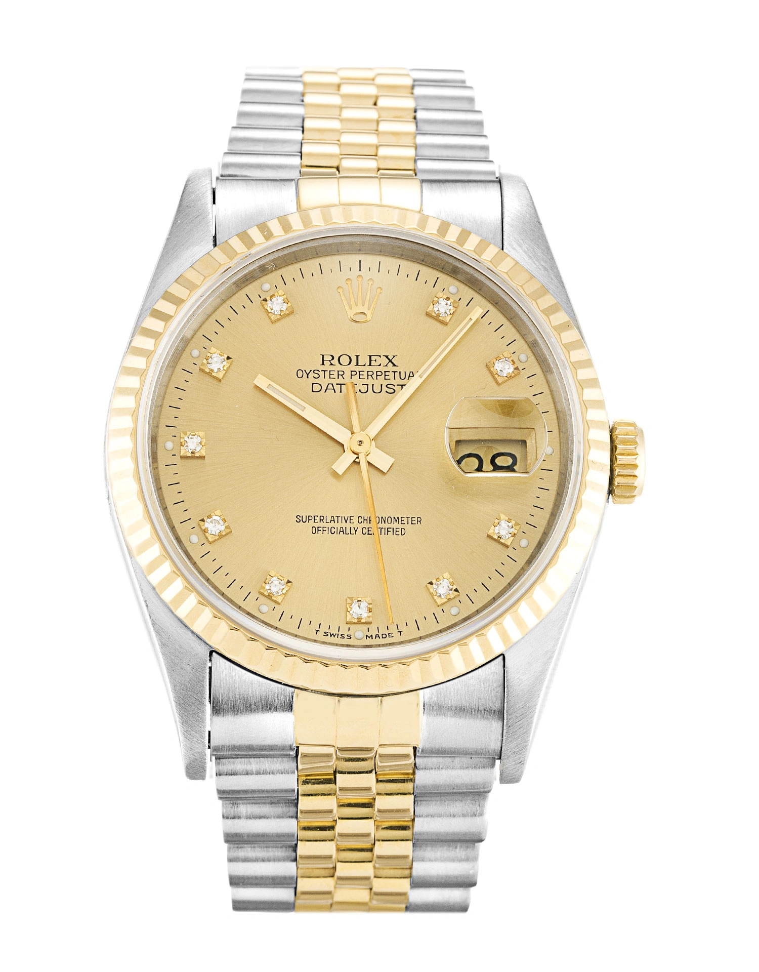 Stylish Rolex Datejust 16233 diamonds 71