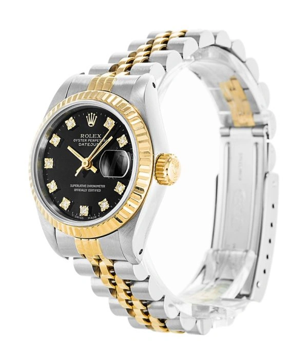 Popular Rolex Datejust Black Diamonds 79