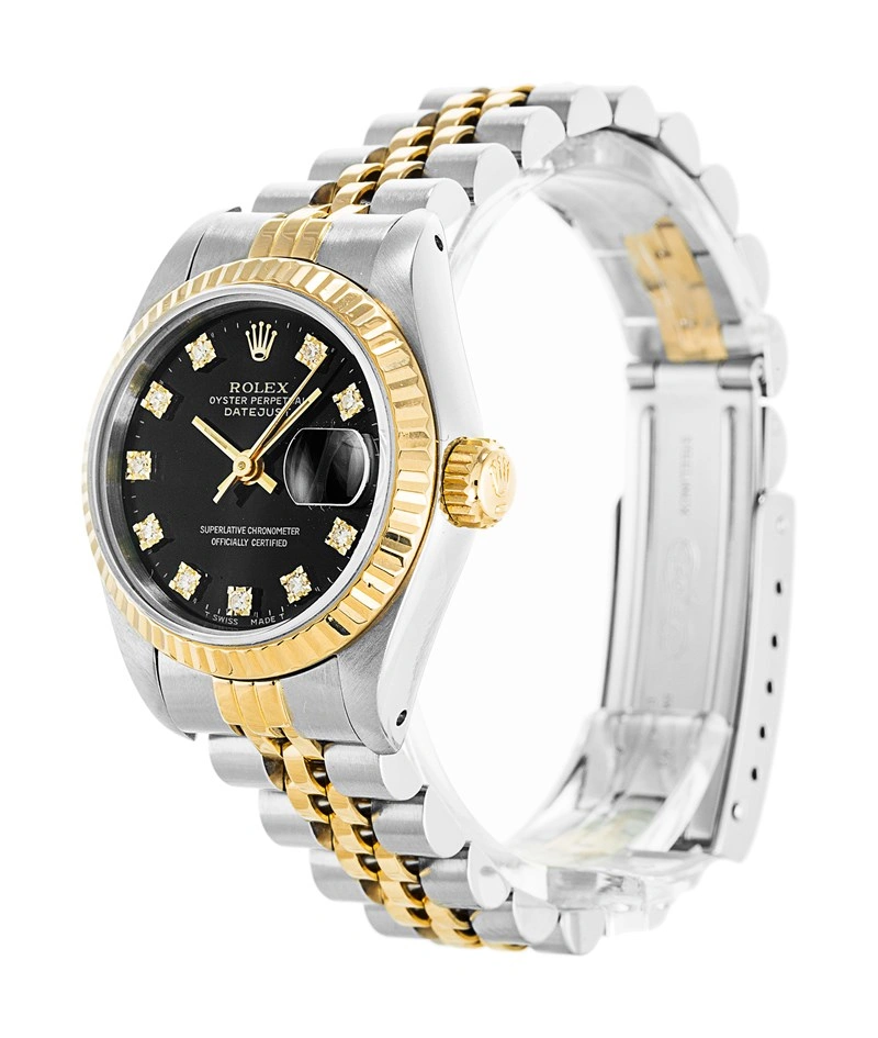 Popular Rolex Datejust Black Diamonds 79