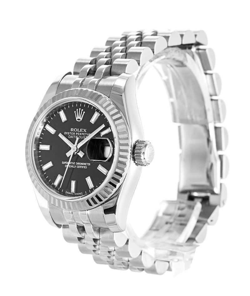 Rolex Datejust Black Ladies WaterResistant 80