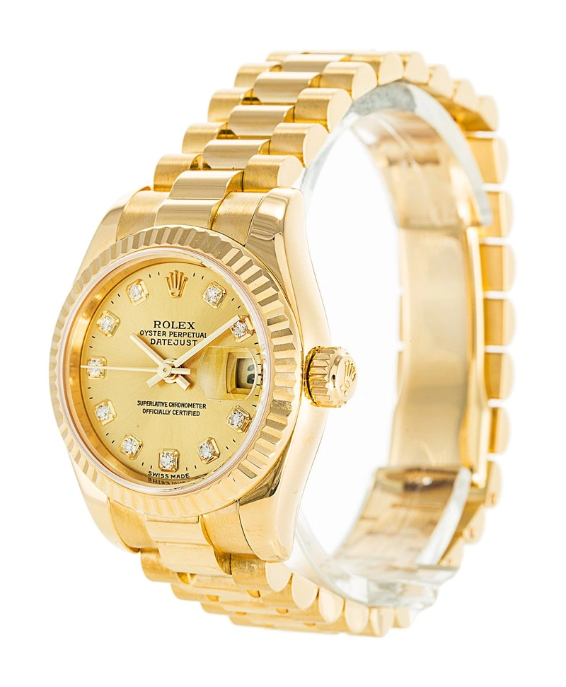 Rolex Datejust Gold Ladies FlexibleFit 86