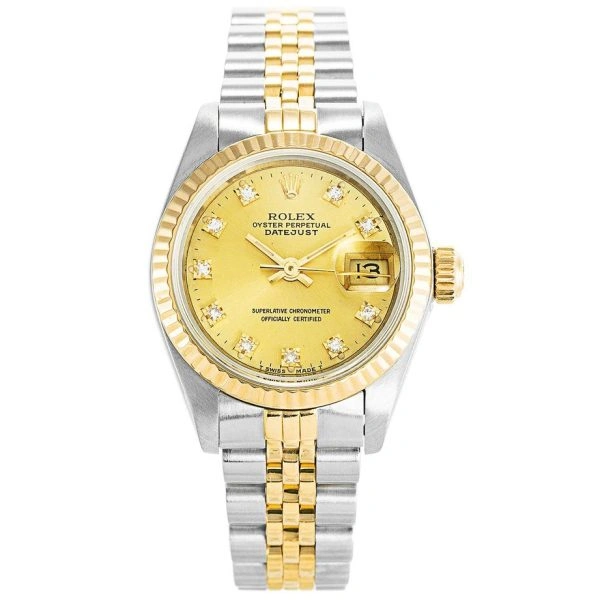 Rolex Datejust Gold and Diamonds Ladies Soft 85