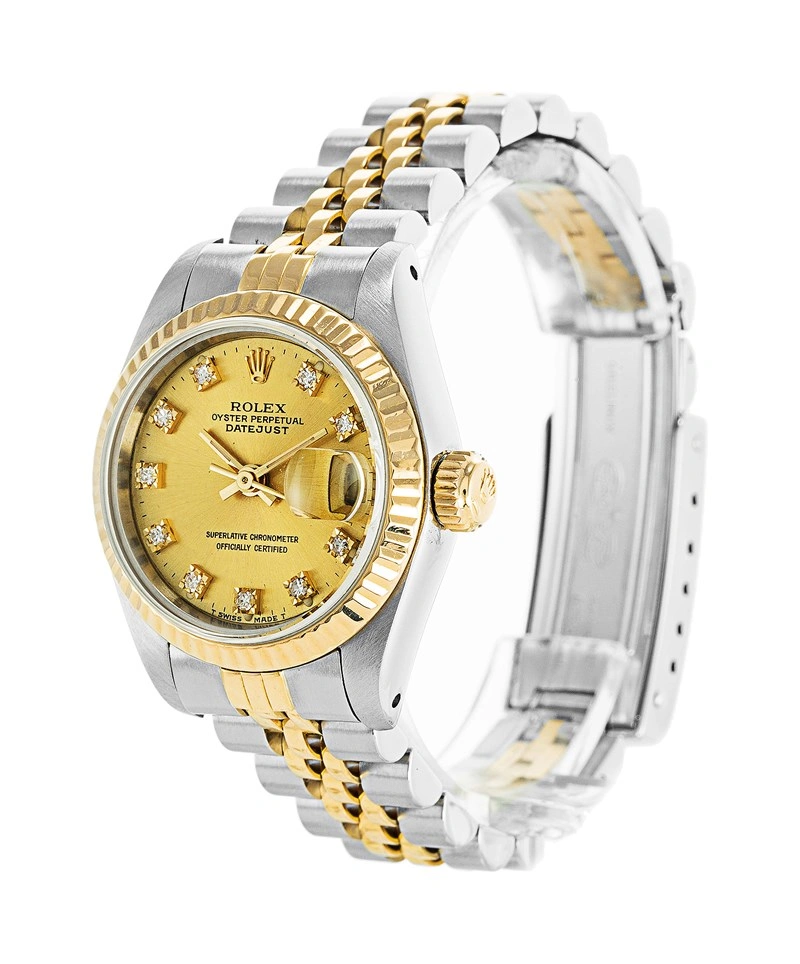 Rolex Datejust Gold and Diamonds Ladies Soft 85