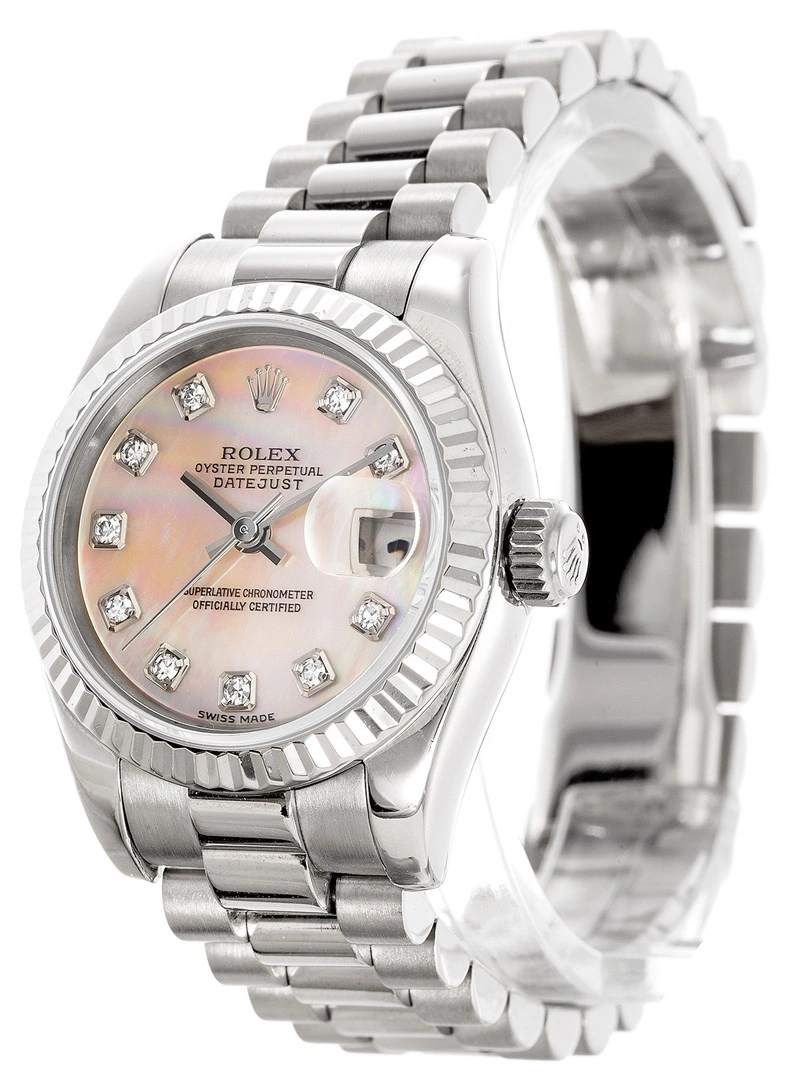 OdorResistant Rolex Datejust Mother of Pearl Ladies 158