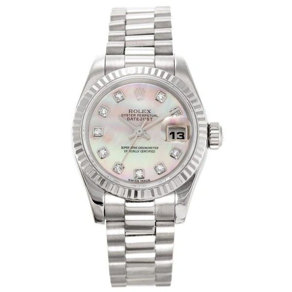 OdorResistant Rolex Datejust Mother of Pearl Ladies 158