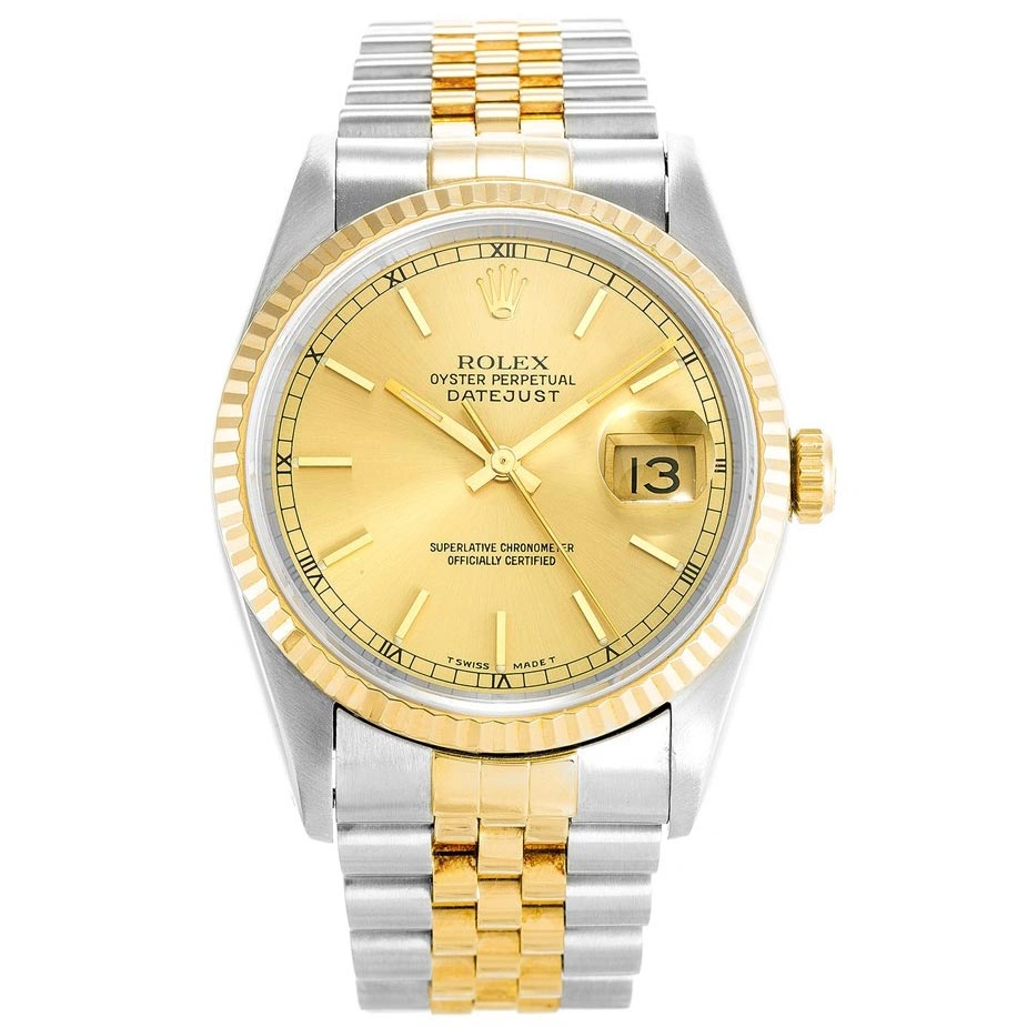 Rolex Datejust Two Tone SunProtective 168