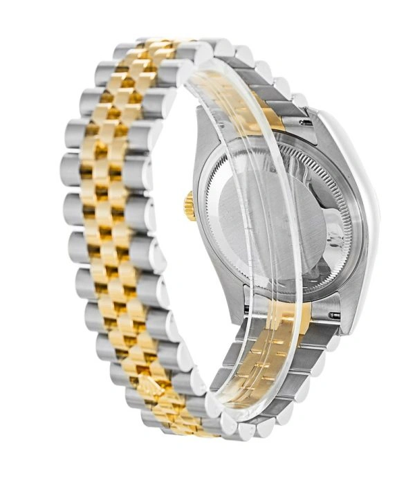 Compact Rolex Datejust Two Tone Black 169