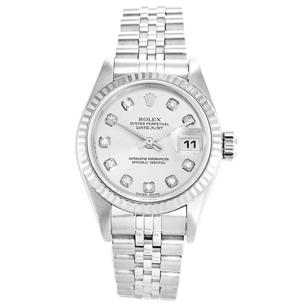 Minimalist Rolex Datejust White Ladies 173