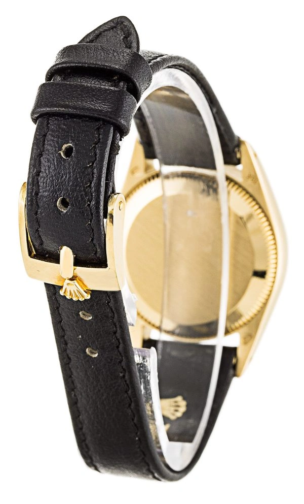 Upgraded Rolex Lady Oyster Perpetual 6718 Black Dial 282
