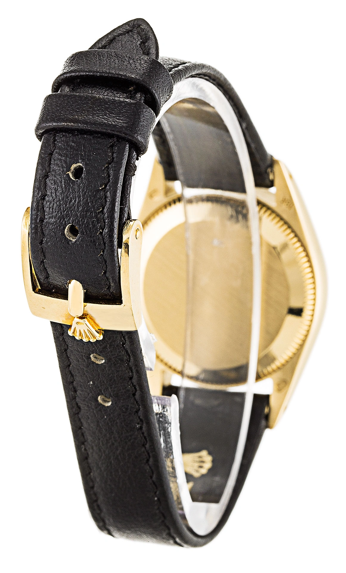 Upgraded Rolex Lady Oyster Perpetual 6718 Black Dial 282